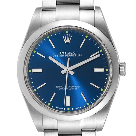 rolex oyster perpetual blue green|rolex oyster perpetual blue price.